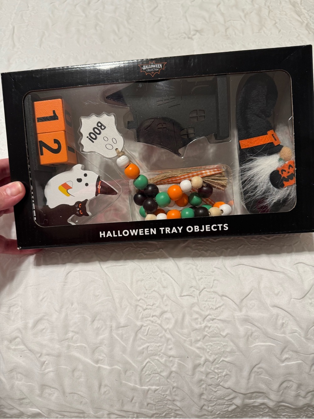 Halloween Tray Objects Kids Costume Accessories - Black & Orange